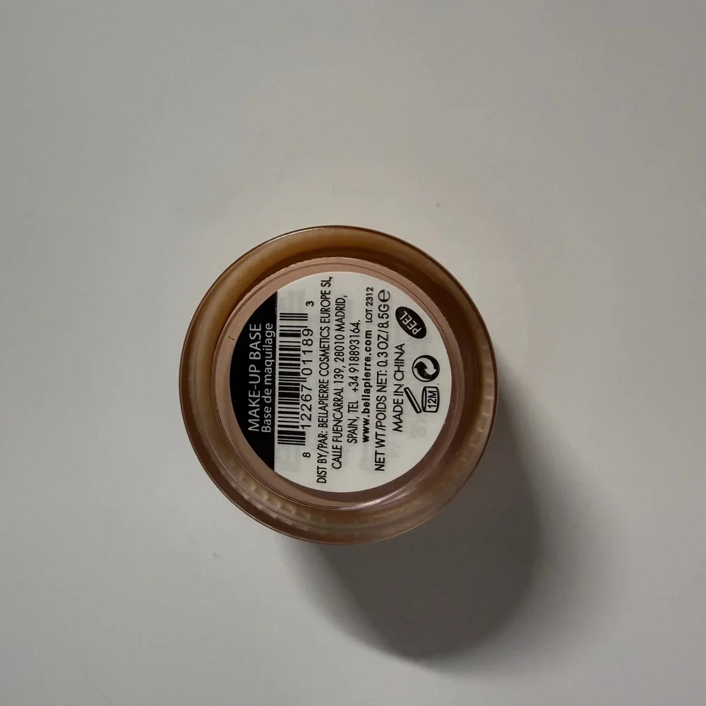 Bellapierre Cosmetics Makeup Base Tan Concealer Eyeshadow Primer 8.5g Jar